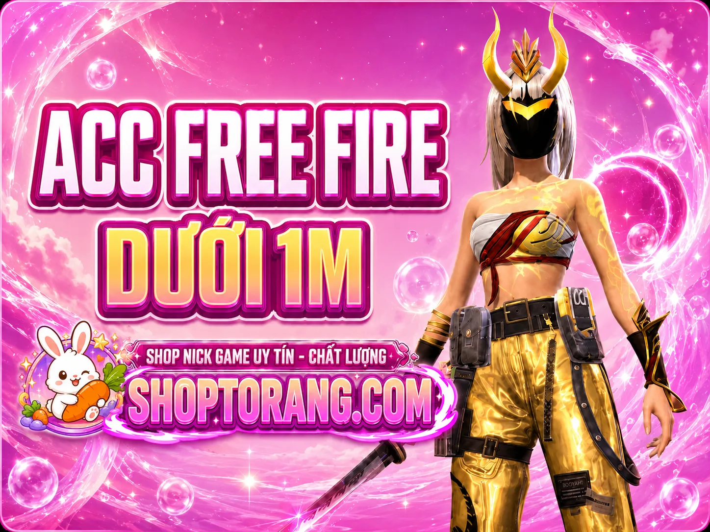 ACC FREE FIRE DƯỚI 1M